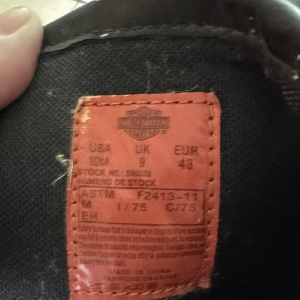 Harley-Davidson Men's Black Riding Boots - Picture 2 of 5
